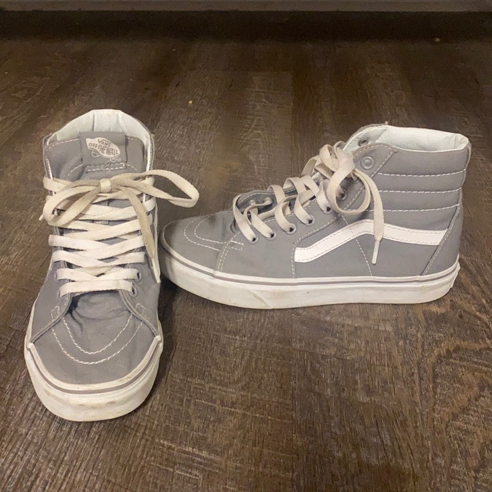 Grey High Top Vans